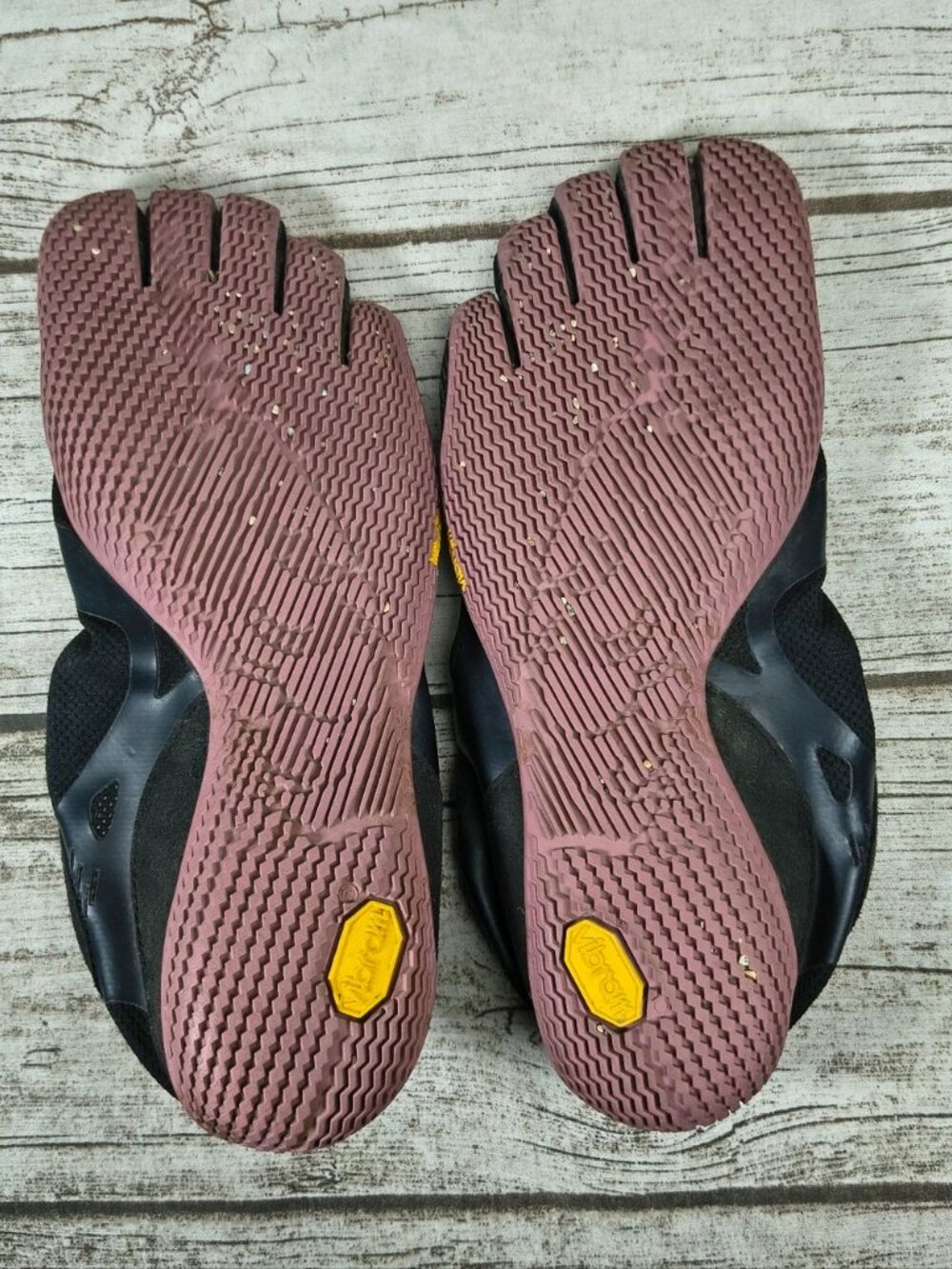 Vibram Fivefingers Black Minimalist Barefoot Running Shoes Size 42 - Picture 5 of 5